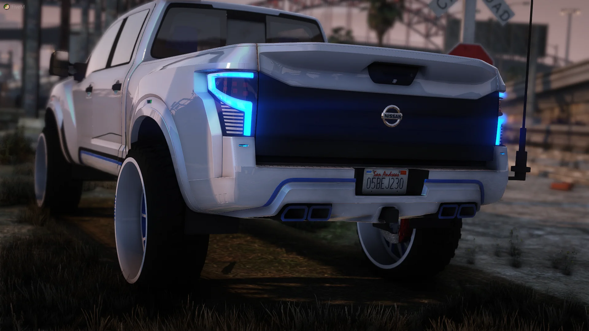 2018 Nissan Titan Custom Lifted on Offroad Forgiatos - Image 4