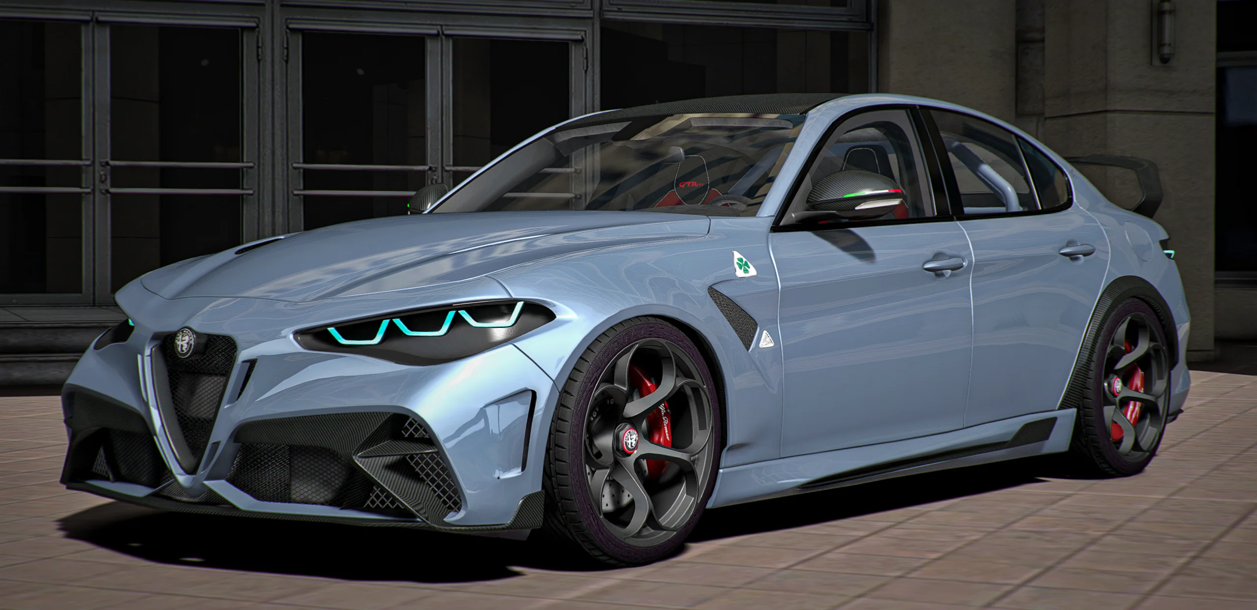 Alfa Romeo Giulia Quadrifoglio GTAm 2023 [Concept Headlights]