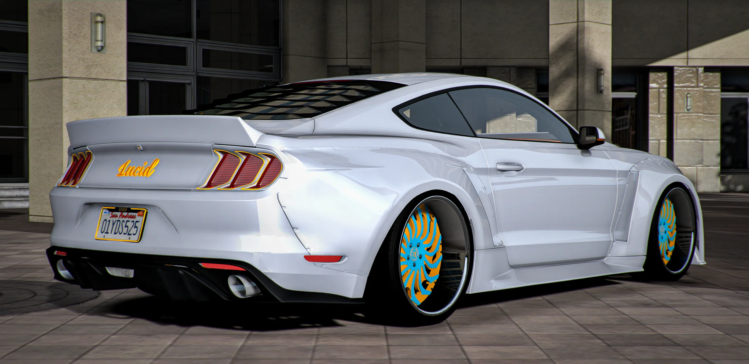 Ford Shelby Mustang GT500 Widebody Lucid Stang On Rucci Forged Rims - Image 2