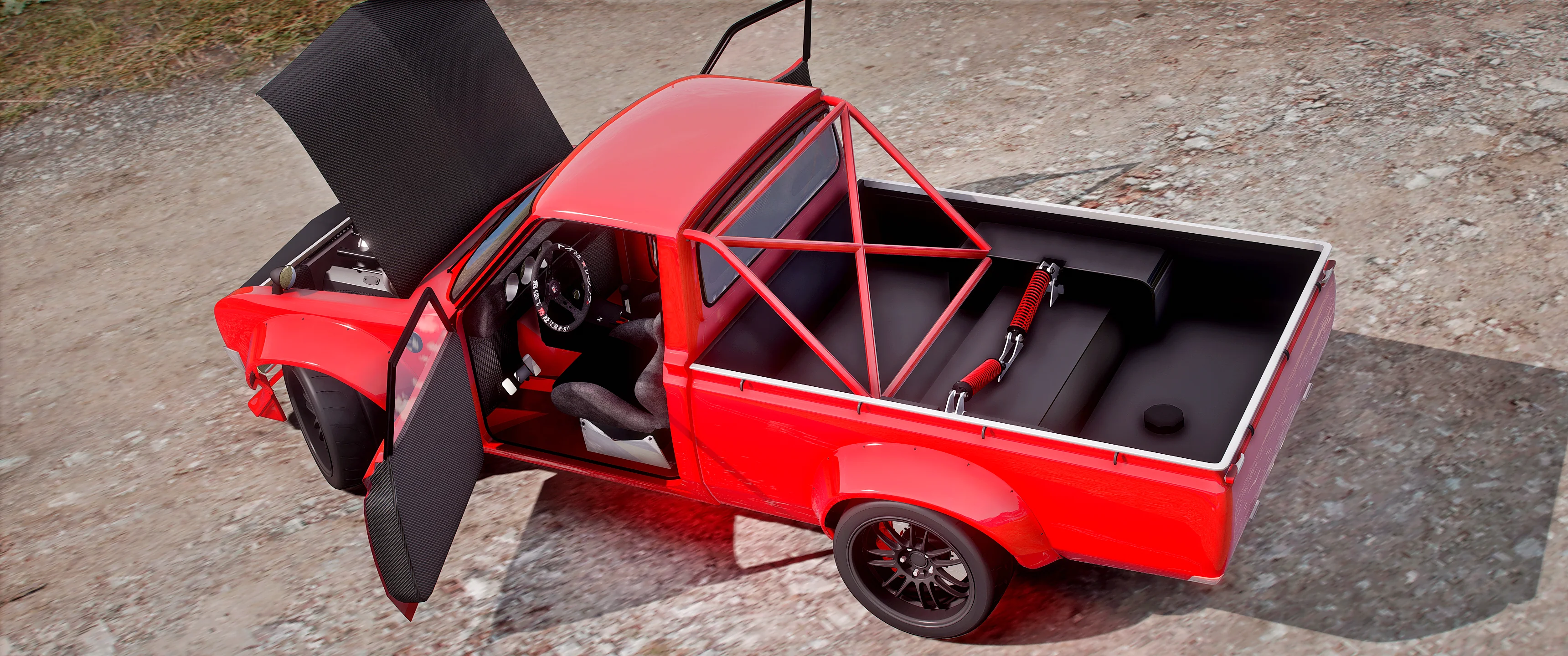 Nissan Datsun 620 Truck Twin Turbo V8 - Image 3