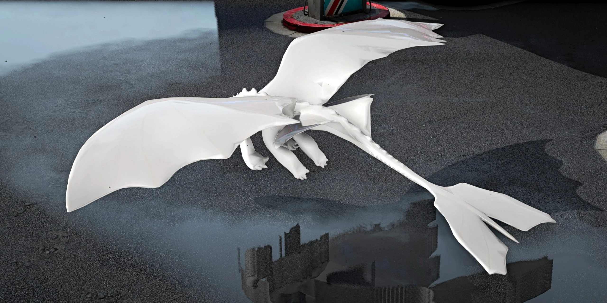 White Dragon How to Train Your Dragon 3 - Image 2